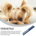 thumbnail image 4 of pitrice Pet Supplies Dog Comb Stainless Steel Tangled Fur Cleaning Tool Beauty Tools blue 1Set, 4 of 6