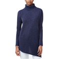 thumbnail image 2 of Suéter asimétrico de cuello alto Rachel Roy azul pequeño, 2 of 2