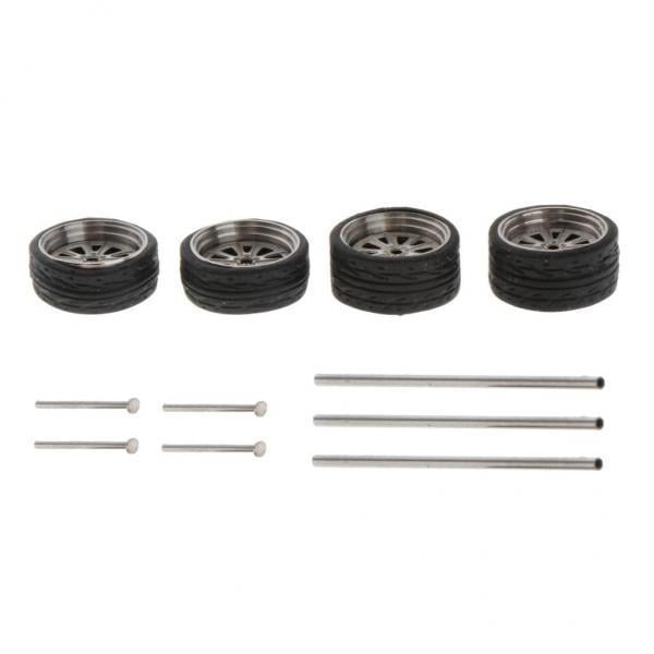 Juego De 4 Neumáticos De Goma De 48 Mm Para Coches RC – Repuesto Simulación Para Proyectos DIY