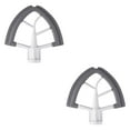 thumbnail image 3 of Advancent Batidores planos de cabeza inclinable, mezclador de silicona de aluminio, accesorio de cocina de paleta, reemplazo lavable para Como se muestra 2piezas, 3 of 6