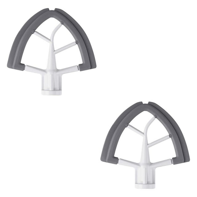 Maoww Tilt-Head Flat Beaters Professional Mixer Paddle Attachment Replacing Kitchenware Replacement for 4.5-5QT As Shown 2Set