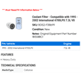 thumbnail image 2 of Coolant Filter - Compatible with 1995 - 2002 International 4700LPX 7.3L V8 1996 1997 1998 1999 2000 2001, 2 of 2