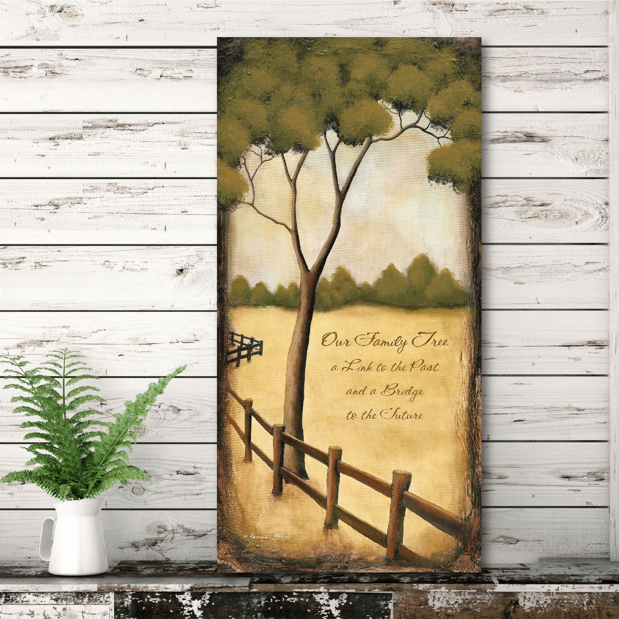 Courtside Market Family Links Gallery-Wrapped Canvas Wall Art, 12x24