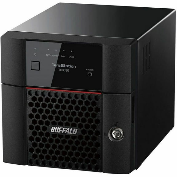 BUFFALO TeraStation 3230DN 2-Bay Desktop NAS 8TB [2x4TB] HDD Included 2.5GBE iSCSI TAA Compliant (ts3230dn0802)