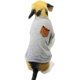 thumbnail image 3 of Camiseta minimalista para perros, ropa para gatos, azul y gris, para mini perro,, 3 of 4