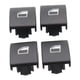 thumbnail image 1 of Tapa del botón del interruptor de eléctrica, 4 piezas, accesorios automotrices ligeros, piezas de reparación profesionales 61316902184, 1 of 9