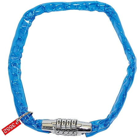 Ventura Combo Lock Chain, Blue, 50 cm long