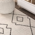 thumbnail image 5 of JONATHAN Y MOROCCAN HYPE 5 x 8 Area Rug, Alia Moroccan Beni Souk - Cream/Black, MOH202A-5, 5 of 10