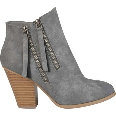 journee collection womens avryl booties block heel