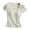 White, variant on Women’s Pajama Top U-Neck Short Sleeve Loungewear T-Shirt Breathable Nightwear Casual Sleep Blouse