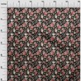 thumbnail image 3 of oneOone Cotton Cambric Black Fabric Florals Diy Clothing Quilting Fabric Print Fabric By Yard 56 Inch Wide, 3 of 4