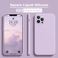 thumbnail image 1 of Funda de teléfono de silicona líquida cuadrada oficial de ASTUBIA para iPhone 11 12 13 Pro Max Mini X XR XS Max 7 8 Plus SE 2020 cubierta 14 Tan Jianjun unisex, 1 of 2