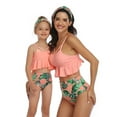 thumbnail image 1 of Mommy and Me Bathing Suit Two Piece Swimming Suit Family Matching Swimsuits Ruffle Bikini Set, 1 of 5