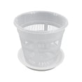 thumbnail image 1 of Transparent Root-Controlled Orchid Planting Pot Plastic Flower Pot Orchid Planter Flowerpot Tray Plant Growth Container Box 190mm, 1 of 10
