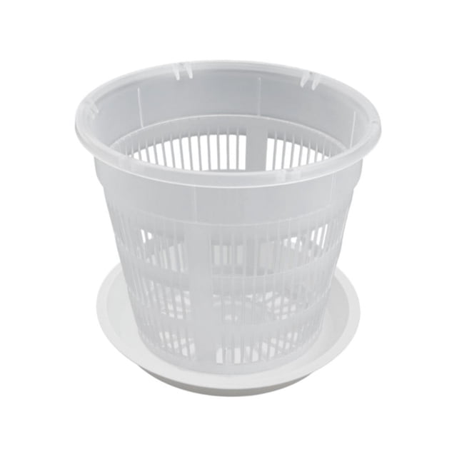 Transparent Root-Controlled Orchid Planting Pot Plastic Flower Pot Orchid Planter Flowerpot Tray Plant Growth Container Box 190mm