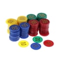 thumbnail image 2 of MERIGLARE 480Pcs Multi Color 1.1" Counting Games Bingo Chips Math Practice Supplies, 2 of 9