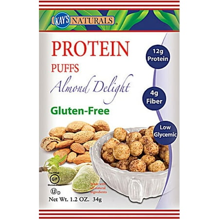 (2 Pack) Kay's Naturals Protein Puffs, Almond Delight, 1.2