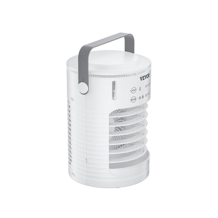 4-in-1 Portable Air Conditioner with 0.6L Water Tank - Evaporative Air Cooler, 3 Speed Settings, Personal Cooling Fan