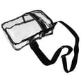 thumbnail image 3 of Bolso bandolera transparente tipo cartera, bolso bandolera transparente con correa ajustable para playa, conciertos y viajes, 3 of 8