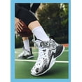 thumbnail image 3 of ChiVerve Mens Basketball Shoes Breathable Indoor Athletic Shoes Youth Outdoor Fashion Sneakers Comfortable Basketball Shoes for Boys, 3 of 6