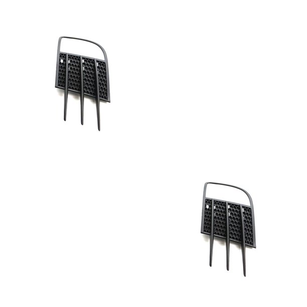 sweethay Rejilla de lámpara antiniebla Modificar accesorios Actualización de accesorios Parte de luz antiniebla Reemplazo de caja de Izquierda 2piezas