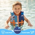 thumbnail image 4 of Gogokids Kids Swim Vest Life Jacket-Toddler Flotation Buoyancy Swimsuit Trainer Vests Swimming Aid Jacket for Boys/Girls Age 1-9 Years,Orange Dinosaur, 4 of 9