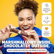 BUILT Puff Protein Bar, Salted Caramel, 17g Protein, Collagen, 140 Calories, 4 Count Box, 1.41 oz Bars