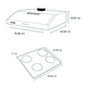 thumbnail image 4 of COMBO MABE PARRILLA Y CAMPANA 76 CM DE ACERO INOX, 4 of 4