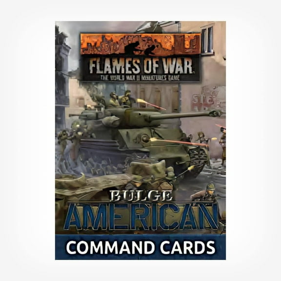 Flames Of War: Bulge: American Command Cards FOW FW270C
