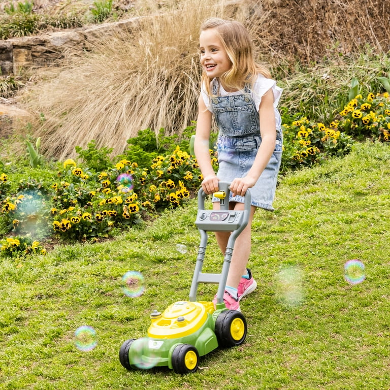 John deere best sale lawn mower kids