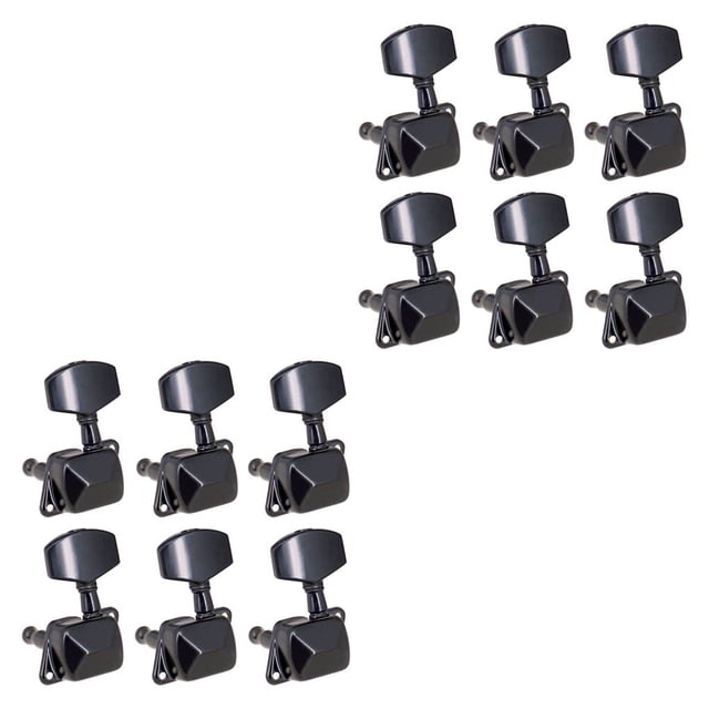 Toystoory 6 piezas de clavijas de afinación exquisitas teclas de botón de afinador botones de instrumentos de música piezas de guitarras para Type2 NO2