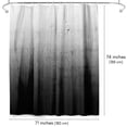 thumbnail image 6 of Americanflat 71" x 74" Shower Curtain, Black Ombre by Emanuela Carratoni, 6 of 7