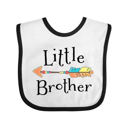 

Inktastic Little Brother- Arrow Gift Baby Boy Bib