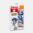 thumbnail image 3 of Sonic the Hedgehog Boys Underwear Cotton Briefs, Size 4-8, 5 Pack, 3 of 6