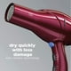 thumbnail image 2 of Infinitipro by Conair - Secador de pelo, 1875 W, color burdeos, 2 of 5