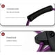 thumbnail image 3 of Pilates Reformer Resistance Band Kit Home Fitness Equipment for Total Body Workout - Helps Target Muscles, Tone(Purple), 3 of 5