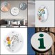 thumbnail image 4 of 2 Pcs Circle Acrylic Sheets Clear Acrylic Plastic Disc Round Acrylic Panel Circle Blanks Sheets Sign, 4 of 4