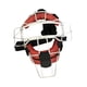 thumbnail image 5 of Casco de receptor de béisbol con protección facial, visión amplia, para deportes al aire libre, resistente, para sóftbol Rojo, 5 of 9