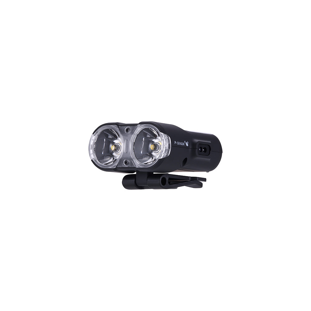 Claymore Capon 120H (Black) - LED Rechargeable Clip-On Cap Headlamp, Lightweight Hat Light for Camping, Running, Hiking, Emergency & Industrial Use, Waterproof, USB-C, Up to 45 Hours of Battery Life.