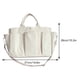 thumbnail image 2 of Bolsas de pañales para bebé para mujer bolso de hombro de lona ligero de gran capacidad y Color sólido, 2 of 9