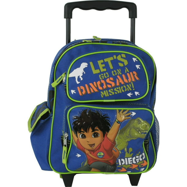 Small Rolling Backpack - - Jungle Boys School Bag New 807228 