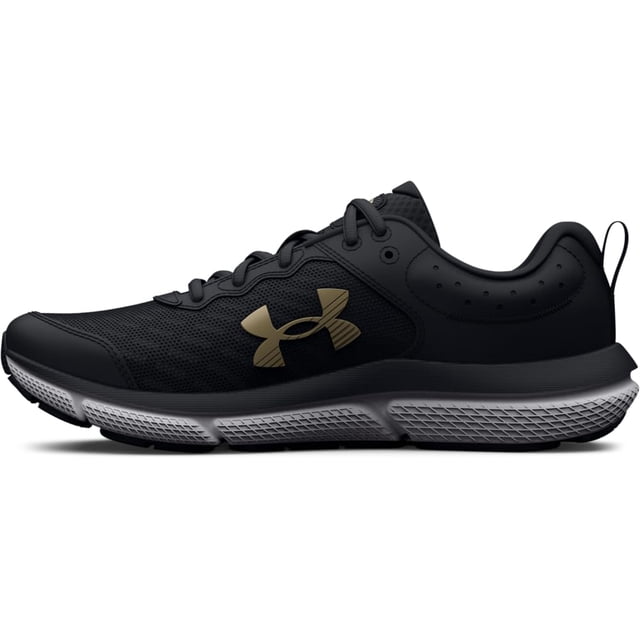 Zapatos Under Armour para niñas, escuela primaria Assert 10, negros, 6.5 US