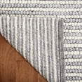 thumbnail image 6 of SAFAVIEH Martha Stewart Natura Striped Area Rug, Ivory/Grey, 5' x 8', 6 of 8