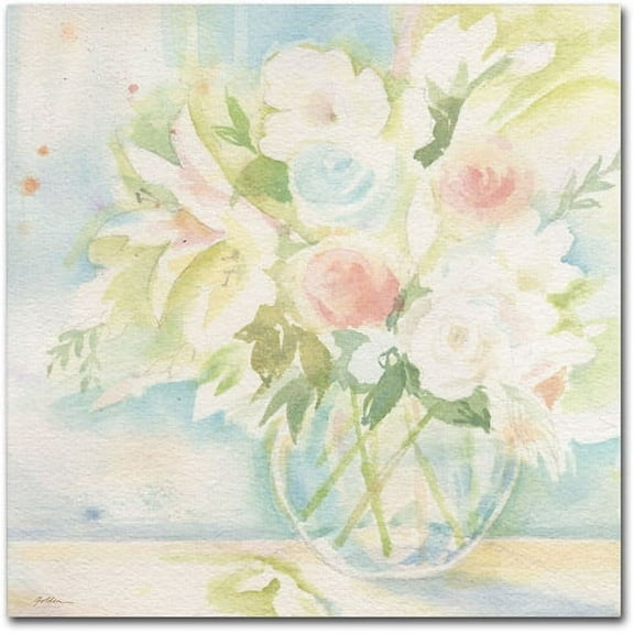 Trademark Fine Art "Early June Bouquet" Canvas Art by Sheila Golden