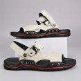 thumbnail image 4 of Elegantes sandalias de punta abierta para hombre, suela suave con diseño de correa para comodidad y antideslizante en la playa., 4 of 4