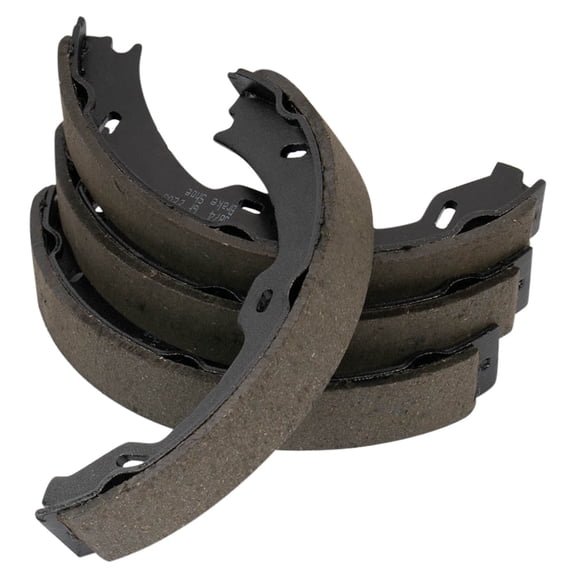 TRQ Rear Parking Brake Shoe Set Fits 2003-2014 Mercedes-Benz