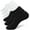 Anti Odor - 3 Black+3 White, variant on No Show Socks for Men 6/8 pack Cotton Thin Low Cut Non Slip for Loafer Flats Sneakers 5-8/9-11/12-15
