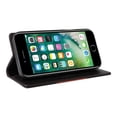 thumbnail image 6 of Allytechgroup Wallet Case for iPhone 7 / 8 / SE 2022 & 2020, Slim Lightweight PU Leather Stand Flip Phone Case with Credit Card Slot Shockproof Protective Back Cover for Women Men, Black, 6 of 10