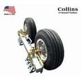 thumbnail image 2 of Heavy Duty Aluminum Hi-Speed Towing Dolly Pro Set w/ 4.80” Diameter Tires, Cross Rails, Greasable Hubs & Pry Bar - 3,968 lbs Towing Capacity - Replaces Collins HSD-P4D, 2 of 19