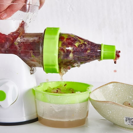 Portable Hand Crank Juicer Orange Fruit Pineapple Tomato Carrot Juice